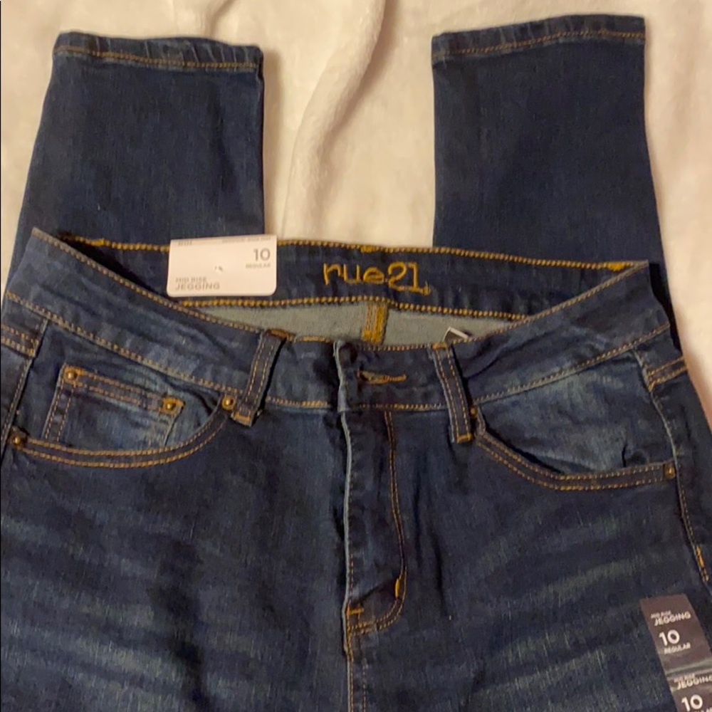 rue21 mid rise jegging jeans